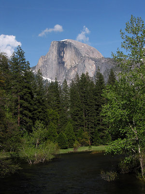 Half Dome and Merced River