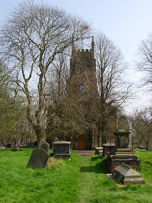 Traditional English Churchyard