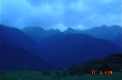 himalayas - blue mountains