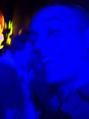 Nightlife: Blue Portrait of a Man
