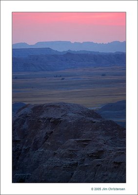 Badlands Sunset