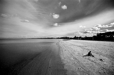 on the beach - winter solstice