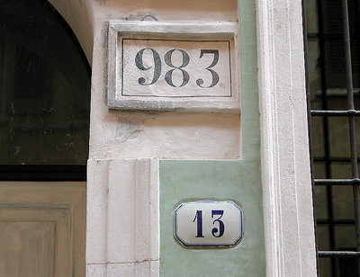 old and new street numbers