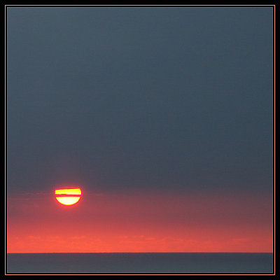 When the sun is going down...
