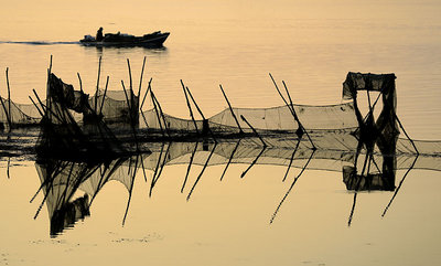 reflection on the lagoon