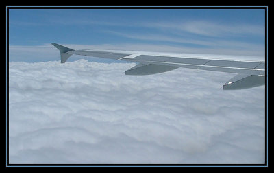 Wing over the Irish Sea