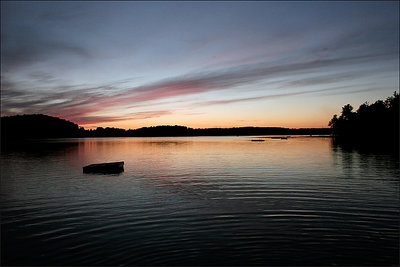 Small Lake Sunset