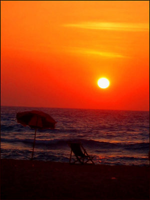 Sunset..