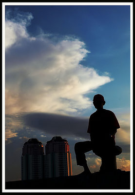 Man and Tower