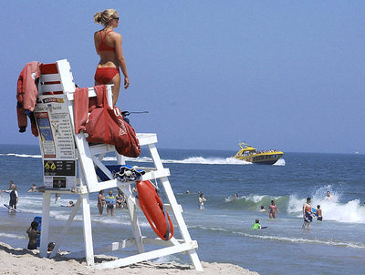 LIFEGUARDING THE BEACH