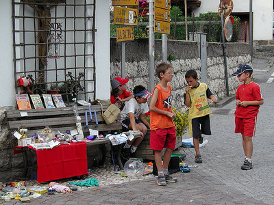 young street vendors