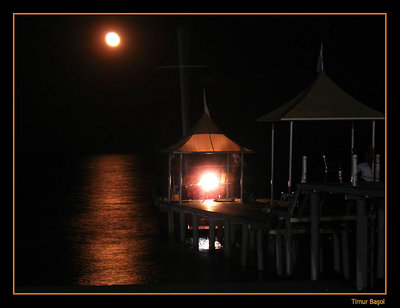 Full Moon and Dock