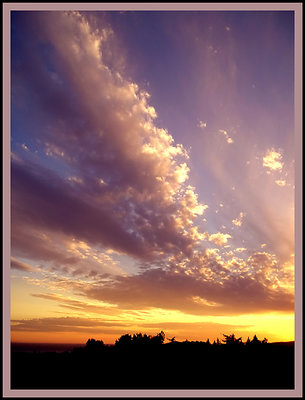 Sunset at my home