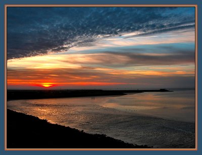 Sunset on Nord Sea