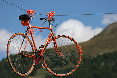 Bike on sky