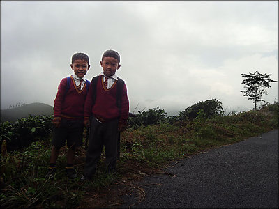 Darjeeling school children
