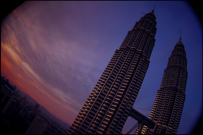 KL at dusk