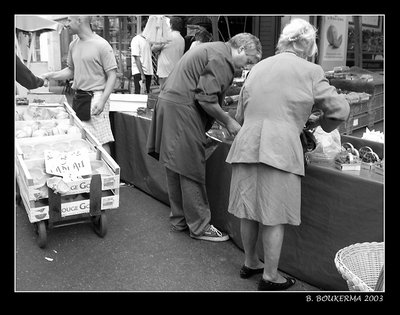 street  market in Paris