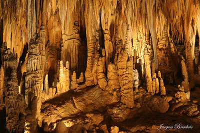 stalagtites and stalagmites