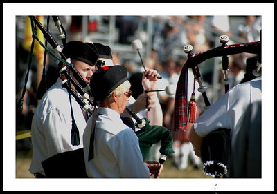 Bagpipes and Drums