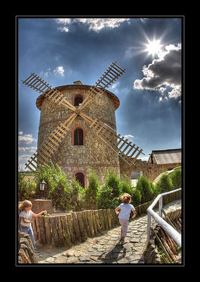 Windmill & kids