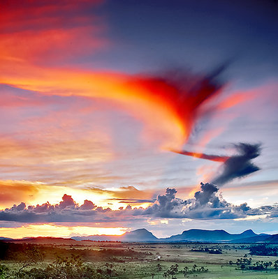 Chapada dos Veadeiros at sunset