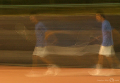 tennis motion