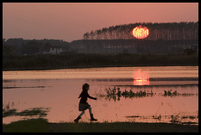Elena, water and sun
