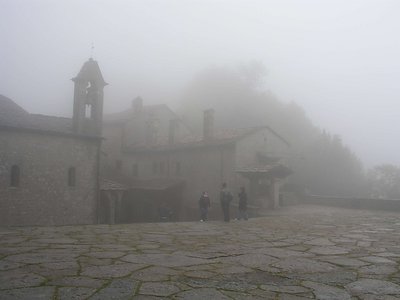 Nebbia sull'Averna