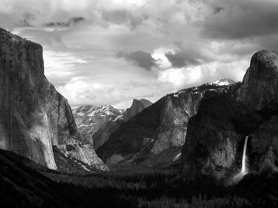 Inspiration Point - B&W