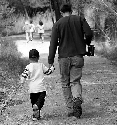 Keeping up on a hike