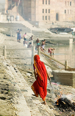 Woman working