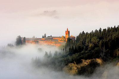 The Abbey on clouds