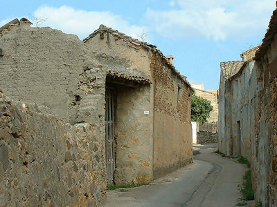old village street