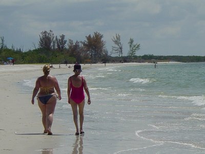 Walking the beach