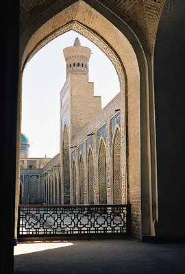 The Kalon Minaret from the Mosque Gallery