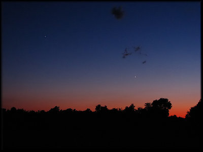 Jupiter & Venus at Sunset