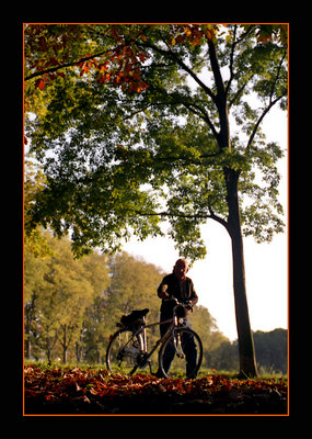 Walking with a bike