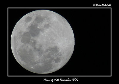 Moon of 15th November