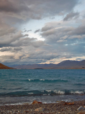 lake tekapo sunset