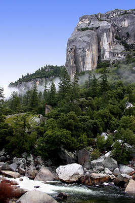 Yosemite River Scene