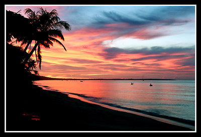 Sun rise at Phan Thiet beach, Viet Nam