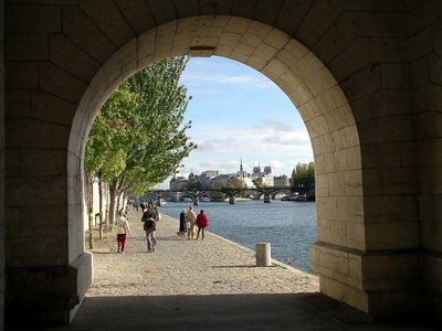 View of the river Sena,Paris