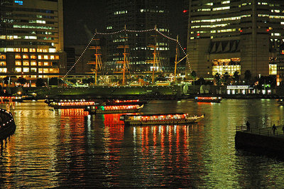 Yokohama at night