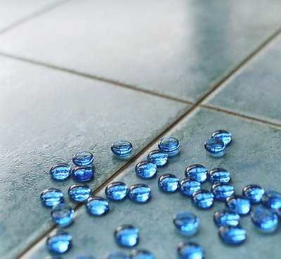 Blue drops