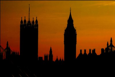 London`s sunset