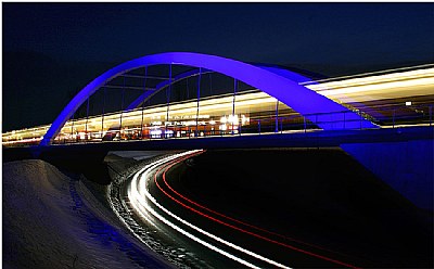 blue bridge