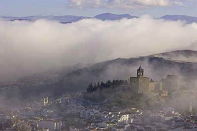 Antequera under a Fog