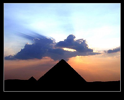 Pyramid silhoutte