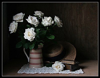 White roses for you